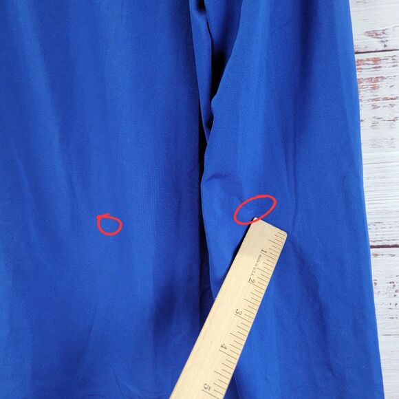 Ralph Lauren RLX Pullover Mens L LOGO Blue Quarter Zip Golf Performance Stretch - Picture 5 of 10